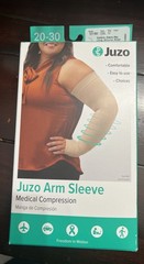 Juzo Compression Max ArmSleeve 20-30mmHg Sz I Reg Soft Silicone Beige