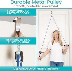 Vive Shoulder Pulley for Physical Therapy – Rotator Cuff Pain Pulley System – ov