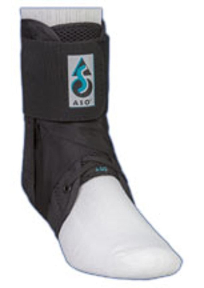 Med Spec ASO Ankle Stabilizer Medium Black Lace-Up Brace for Sprains & Injury