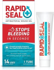Rapid-Seal Wound Gel (1 Tube) | Stops Bleeding in 1 Tube (0.5 Fl Oz), Clear