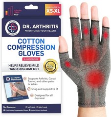 Doctor Developed Compression Gloves for Women and Men, Open-Finger Arthritis …