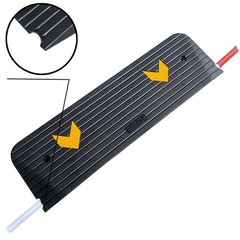Rubber Threshold Ramp for Doorways Heavy Duty 10cm 4″ Rise Wheelchair Ramp, 1…