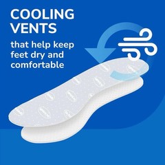 3 Packs Dr Scholls Air-Pillo Comfort Foam Insoles & Cooling Vents M 7-12/ W 5-10