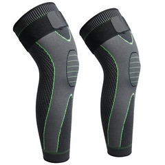 Leg Support Brace With Strap Thigh High Compression Sleeve Socks Pain Relief