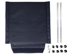 Universal Wheelchair Replacement Back 16″x17″ Nylon Fabric with Storage Bag & Ha