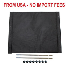 Wheelchair Replacement Seat Upholstery, 18 x 16 inches, Nylon, Universal Fit