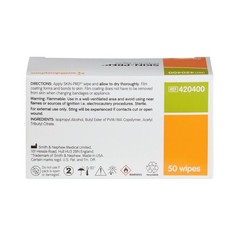 Sterile Skin Barrier Wipes – Non-Woven Gauze, 50 Count, Skin Prep, First Aid