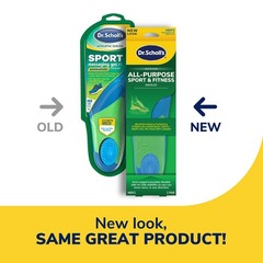Dr. Scholl’s Sport Insoles – Superior Shock 1 Pair (Pack of 1), Blue