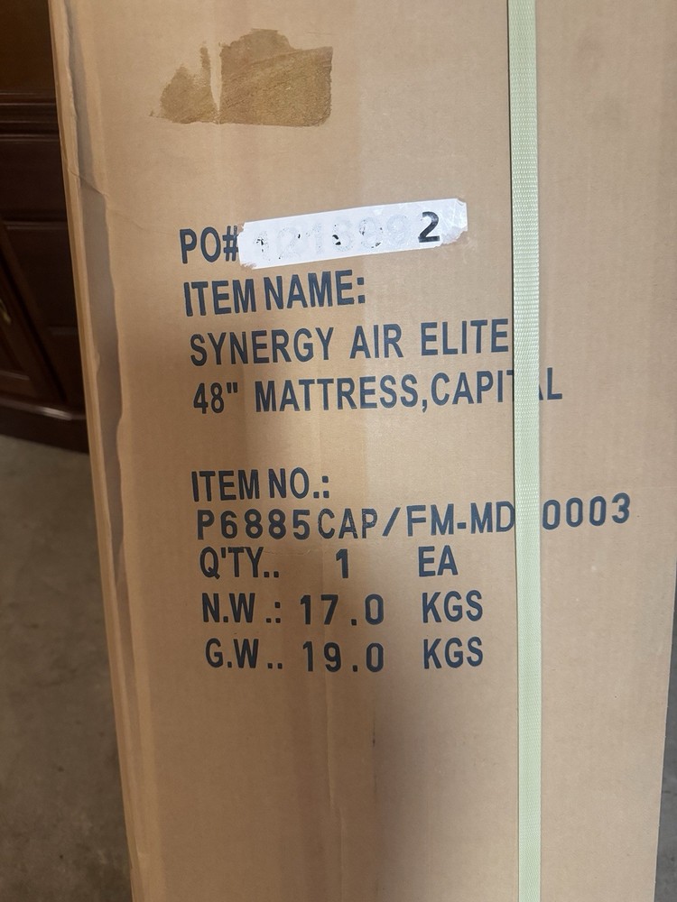 Hill Rom Synergy Air Elite Bariatric Mattress NIB w/pump 1000lb Capacity