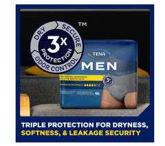 TENA Protective Underwear for Men, Maximum, XL, 72 count (Waist size 45in-58in)