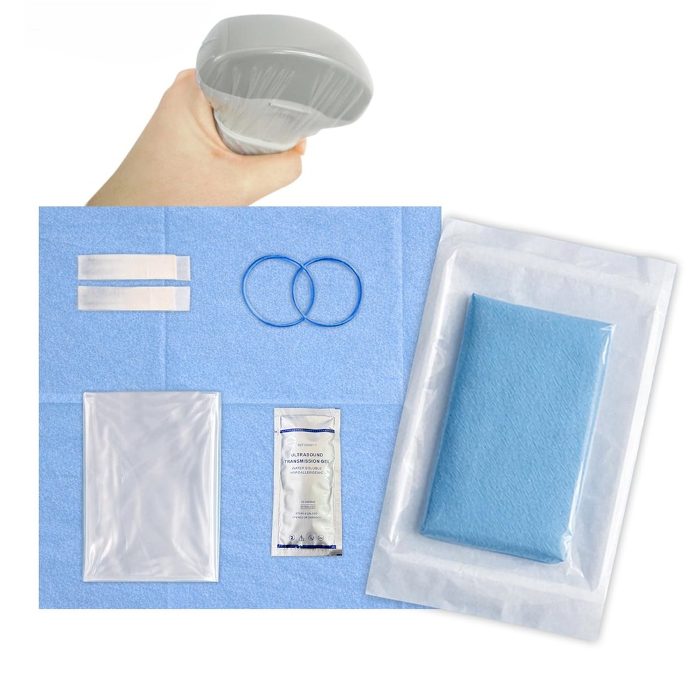 Ultrasound Probe Cover, Transducer Disposable Clear Latex-Free Sterile Protec…