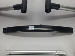 Folding Walker with 2 Skis and 5″ Wheels, Lightweight Walker for Seniors. 350 lb