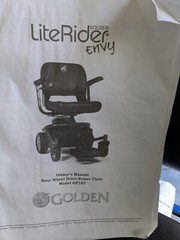 LiteRider Envy Power Chair Model GP162- Assembled.