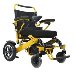 Electric Wheelchair with Bluetooth Remote Control Smooth Operation and Easy Fold