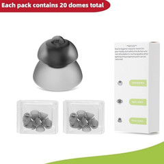 20 Pcs Phonak Power 4.0 Dome Small (0.39 Inch=10Mm),Phonak Hearing Aid Accessori