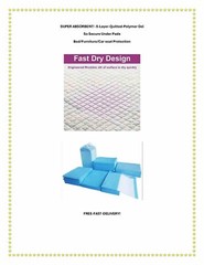 23×24″ Pro-Grade 5-Layer Puppy Dog Pads with Gel Core + Baking Soda Piddle Pads