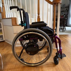 Ki Mobility Rogue XP 13×15 Pediatric Wheelchair W/ Alber Twion Power Assist