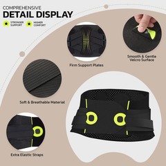 360° Back Brace for Lower Back Pain Relief – Soft Lumbar Support Belt for Hernia