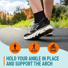 2x Foot Plantar Fasciitis Arch Support Compression Socks Ankle Heel Brace Copper