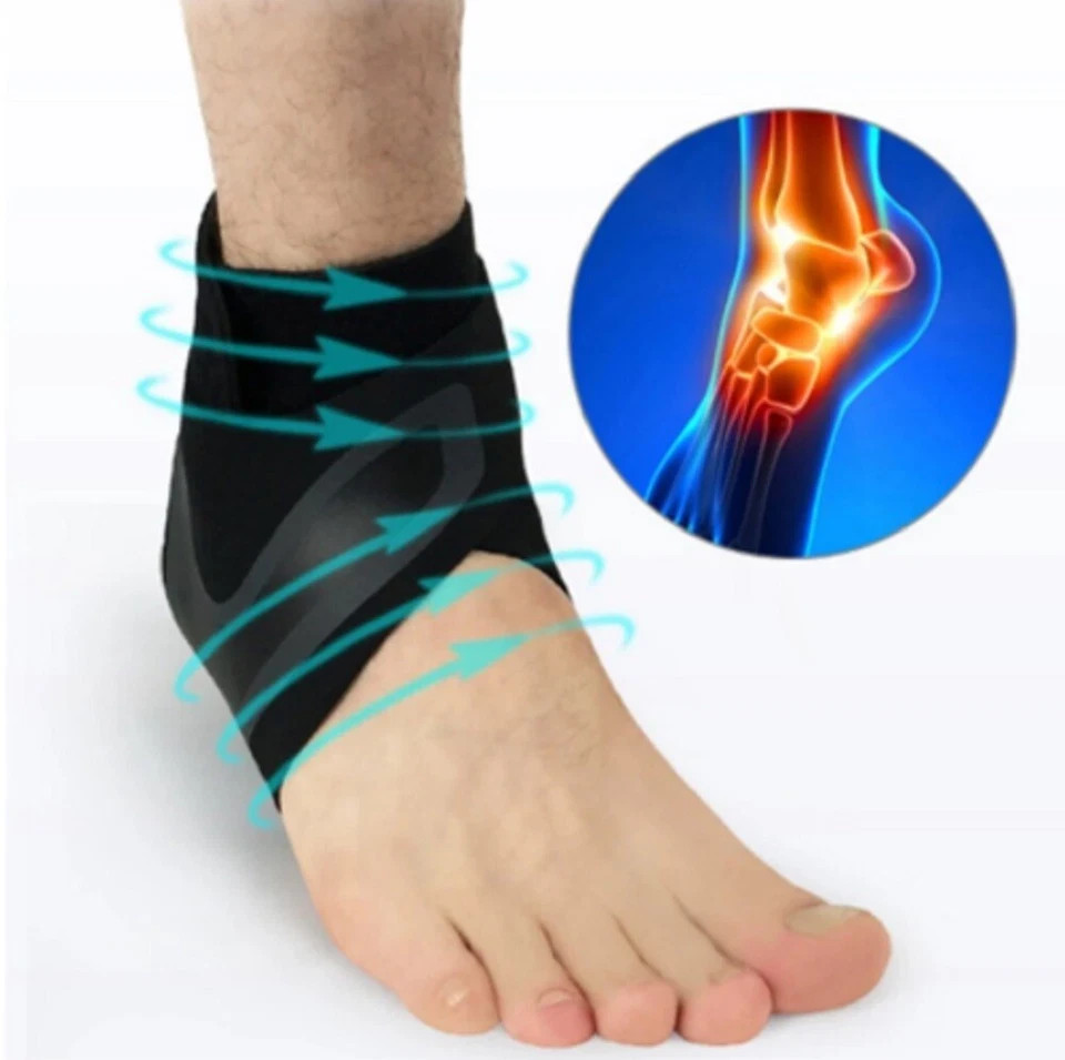 Ankle Brace Compression Sleeves For Foot Pain– Plantar Fasciitis Support Wrap