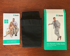 Juzo 3521 AD Dynamic Cotton Compression Socks 20-30mmHg Size 111 (Black) NEW