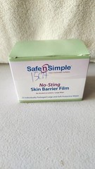 Safe n Simple Skin Barrier Large Wipes No Sting 25ct Exp 2027-01-14 SNS00807
