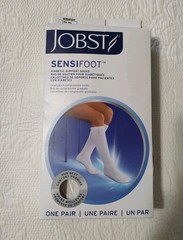2 New Still In The Box Jobst Diabetic Senstfoot Support Socks Size M