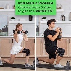 Knee Brace for Women & Men – Knee Compression Sleeve for Knee Pain Knee Suppo…