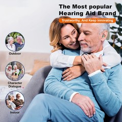 Behind the Ear Sound Amplifier BTE Digital Hearing Aids For Seniors Hearing Loss