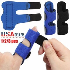 1/2/3pcs Adjustable Finger Splint Trigger Straightener Corrector Brace Support