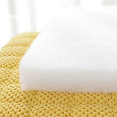 Corduroy Horseshoe Shape Thick Chair Cushion Nordic Solid Removable Washable Sea