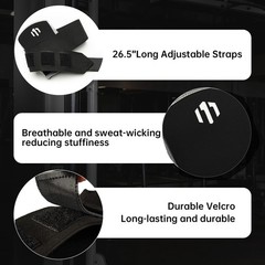 MANUEKLEAR Adjustable Compression Elbow S(10.23-11.02 IN), Obsidian Black