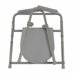 Folding Bed Side Commode Portable Toilet Seat Bucket Container Adult Potty Aid