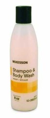 McKesson Shampoo and Body Wash, Apricot Scent, 8 oz. Squeeze Bottle, 1 Each