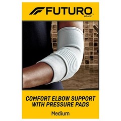 Futuro MMM-379 Comfort Elbow Support Pressure Pads Grey Medium Pack of 2