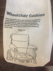 DIVECODE Wheelchair Cushion Cover Suitable For 18″ X 18″ Wheelchair Blue New