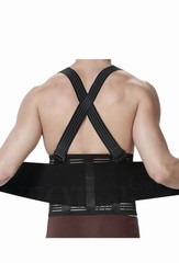 Back Brace with Suspenders for Work Industrial Lifting Safety Elastic L