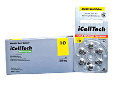 ZeniPower Size 10 Hearing Aid Batteries – 120 Count Super Fresh expires 2025