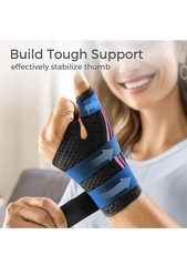 Thumb Support,for Youth Adult,with Metal Splint,Fits Wrist/black/L/right hand