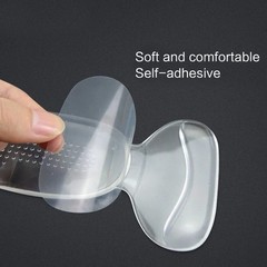 4D Women Silicone Gel Heel Inserts Insoles Professional Orthotic Arch Support In