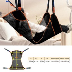 Universal Full Body Patient Lift Sling – Padded Transfer Aid for Elderly & Disab