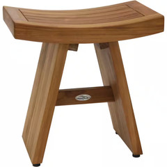 The Original 18 In. Wide Asia Teak Walk in Shower Seat