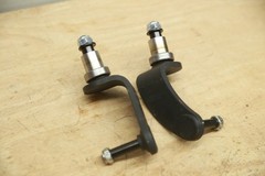PAIR Caster Forks for Quickie Q700M Power Chairs — for 6″ Wheels Tires