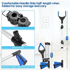 Upgraded 31 Inch Grabber Reacher Tool for Seniors, Trash Picker Upper- Anti Slip