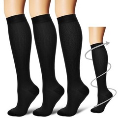 Extra Wide Plus Sized Compression Socks For Men & Women Wide Ankle & Calf S-4XL