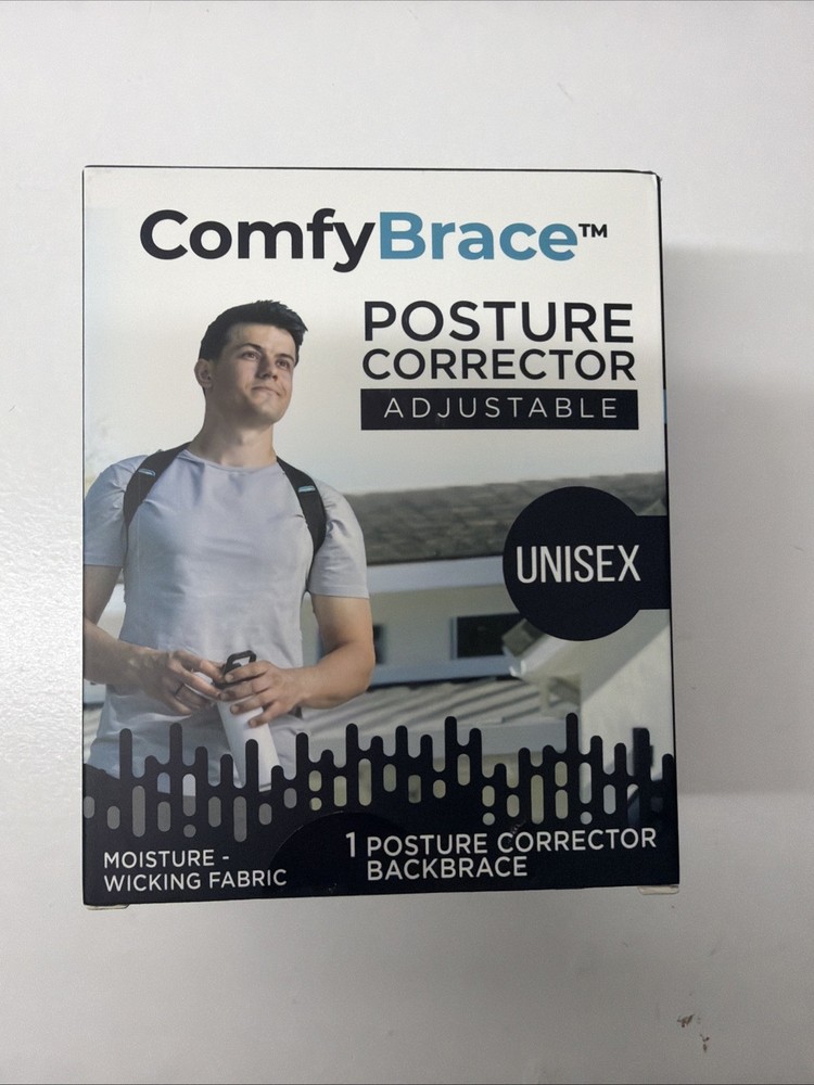 ComfyBrace Posture Corrector-Back Brace for Men and Women- Fully Adjustable
