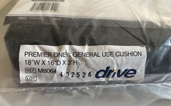 DRIVE Premium One General Use Cushion 18″ x 16″ x 3″ For Wheelchairs HCPCS E2601
