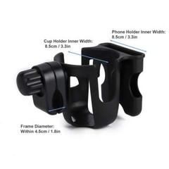 US Universal Cup Bottle Phone Holder For Wheelchair Stroller Walker Bike Scooter