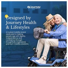 LifeWalker UPWalker EZ Lite Lightweight Upright Rollator Walker for Seniors