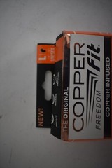Copper Fit Sport Freedom Black Compression Knee Sleeve Large 14″ – 16″